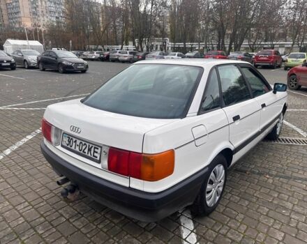 Белый Ауди 80, объемом двигателя 1.8 л и пробегом 200 тыс. км за 1400 $, фото 3 на Automoto.ua