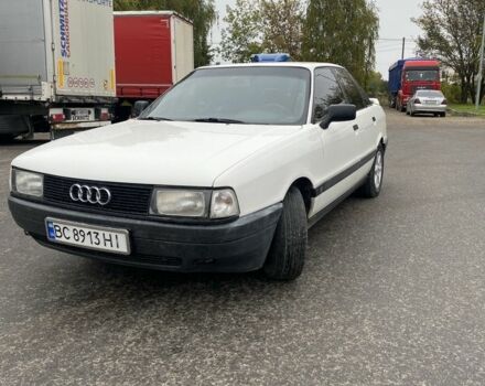 Белый Ауди 80, объемом двигателя 1.8 л и пробегом 369 тыс. км за 1999 $, фото 1 на Automoto.ua