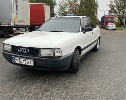 Белый Ауди 80, объемом двигателя 1.8 л и пробегом 368 тыс. км за 1999 $, фото 1 на Automoto.ua