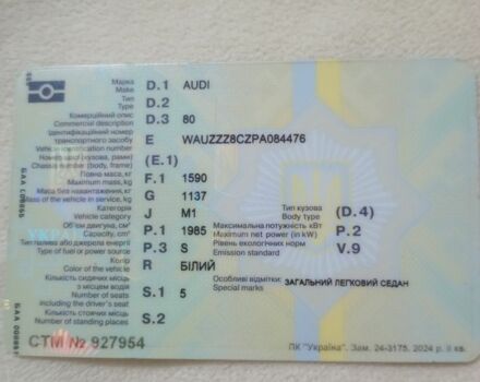 Білий Ауді 80, об'ємом двигуна 2 л та пробігом 399 тис. км за 2000 $, фото 2 на Automoto.ua