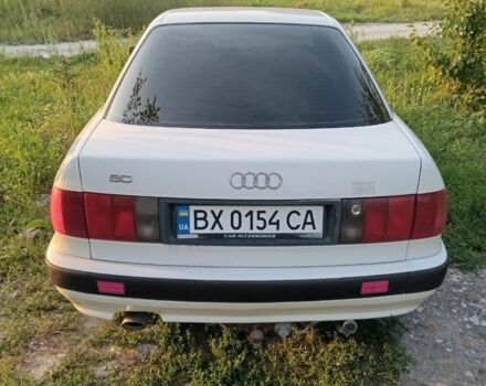 Білий Ауді 80, об'ємом двигуна 2 л та пробігом 399 тис. км за 2000 $, фото 1 на Automoto.ua