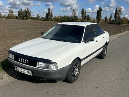 Ауди 80 1987 в Новомосковске на Automoto.ua Белый Ауди 80, объемом двигателя 1.8 л и пробегом 186 тыс. км за 2650 $, фото 1 на Automoto.ua
