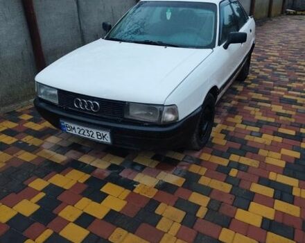 Білий Ауді 80, об'ємом двигуна 1.8 л та пробігом 200 тис. км за 1400 $, фото 1 на Automoto.ua