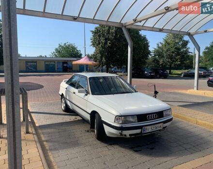 Білий Ауді 80, об'ємом двигуна 1.8 л та пробігом 333 тис. км за 1200 $, фото 1 на Automoto.ua