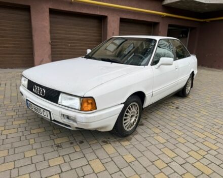 Белый Ауди 80, объемом двигателя 1.8 л и пробегом 418 тыс. км за 1750 $, фото 1 на Automoto.ua