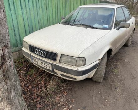 Белый Ауди 80, объемом двигателя 1.9 л и пробегом 350 тыс. км за 1500 $, фото 1 на Automoto.ua