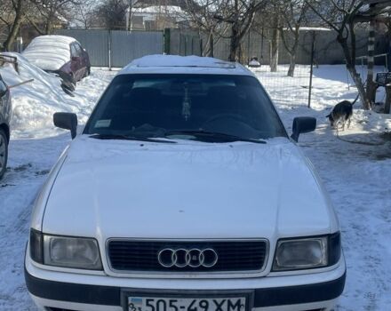 Белый Ауди 80, объемом двигателя 2 л и пробегом 30 тыс. км за 1700 $, фото 1 на Automoto.ua