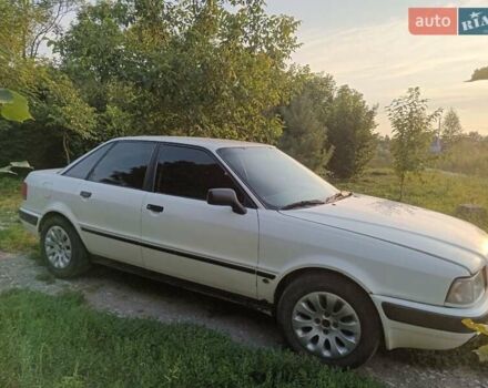 Білий Ауді 80, об'ємом двигуна 2 л та пробігом 399 тис. км за 2000 $, фото 1 на Automoto.ua