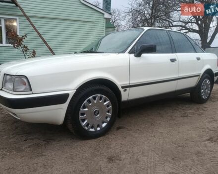 Белый Ауди 80, объемом двигателя 1.98 л и пробегом 187 тыс. км за 4200 $, фото 1 на Automoto.ua