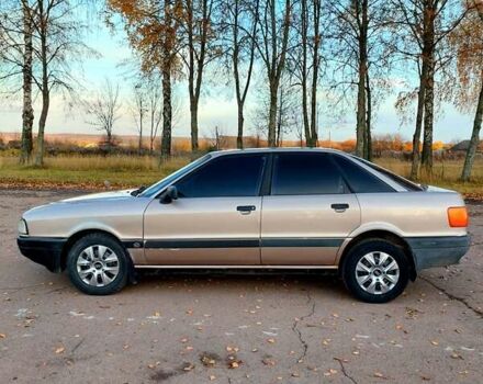 Бежевый Ауди 80, объемом двигателя 1.8 л и пробегом 388 тыс. км за 1500 $, фото 1 на Automoto.ua
