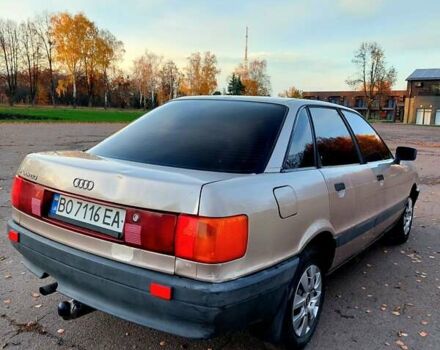 Бежевый Ауди 80, объемом двигателя 1.8 л и пробегом 388 тыс. км за 1500 $, фото 3 на Automoto.ua