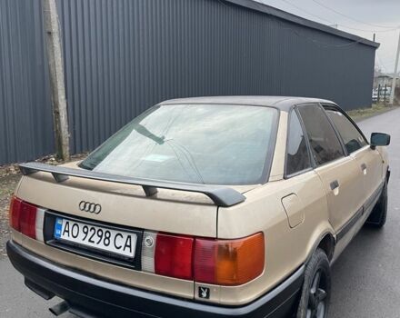 Бежевый Ауди 80, объемом двигателя 1.8 л и пробегом 300 тыс. км за 1300 $, фото 3 на Automoto.ua