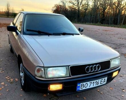 Бежевый Ауди 80, объемом двигателя 1.8 л и пробегом 388 тыс. км за 1500 $, фото 11 на Automoto.ua