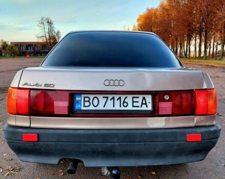 Бежевый Ауди 80, объемом двигателя 1.8 л и пробегом 388 тыс. км за 1500 $, фото 2 на Automoto.ua