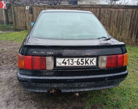 Черный Ауди 80, объемом двигателя 2 л и пробегом 300 тыс. км за 650 $, фото 3 на Automoto.ua