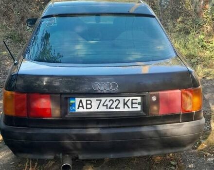 Черный Ауди 80, объемом двигателя 1.78 л и пробегом 420 тыс. км за 2100 $, фото 1 на Automoto.ua