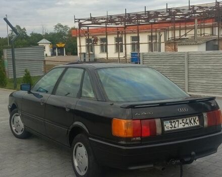Черный Ауди 80, объемом двигателя 1.8 л и пробегом 222 тыс. км за 1350 $, фото 3 на Automoto.ua