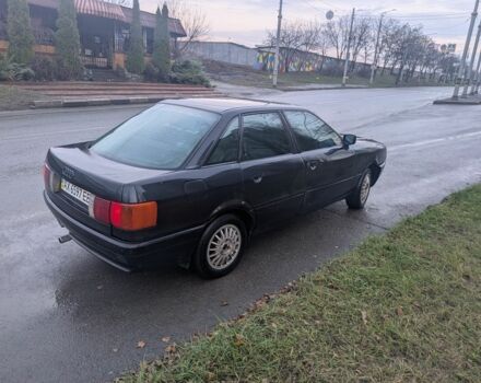 Черный Ауди 80, объемом двигателя 1.8 л и пробегом 300 тыс. км за 1064 $, фото 2 на Automoto.ua