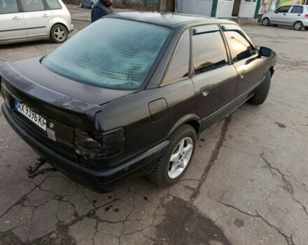 Черный Ауди 80, объемом двигателя 1.8 л и пробегом 312 тыс. км за 2000 $, фото 5 на Automoto.ua