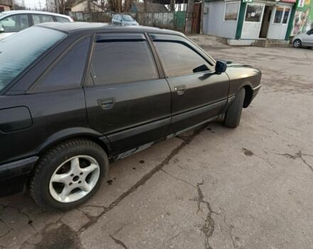 Черный Ауди 80, объемом двигателя 1.8 л и пробегом 312 тыс. км за 2000 $, фото 2 на Automoto.ua