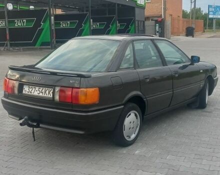 Черный Ауди 80, объемом двигателя 1.8 л и пробегом 222 тыс. км за 1350 $, фото 4 на Automoto.ua