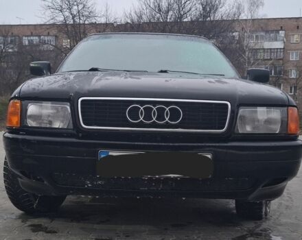 Черный Ауди 80, объемом двигателя 1.8 л и пробегом 299 тыс. км за 2000 $, фото 9 на Automoto.ua