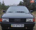 Черный Ауди 80, объемом двигателя 1.6 л и пробегом 360 тыс. км за 2500 $, фото 1 на Automoto.ua