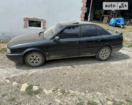 Черный Ауди 80, объемом двигателя 2 л и пробегом 200 тыс. км за 1750 $, фото 4 на Automoto.ua