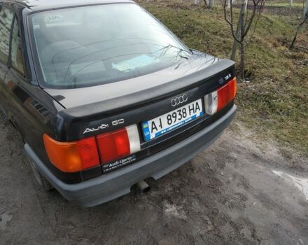 Черный Ауди 80, объемом двигателя 1.8 л и пробегом 1000 тыс. км за 1800 $, фото 7 на Automoto.ua