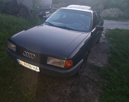 Черный Ауди 80, объемом двигателя 1.8 л и пробегом 1000 тыс. км за 1800 $, фото 6 на Automoto.ua