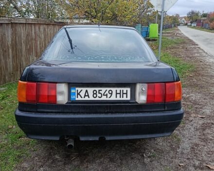 Черный Ауди 80, объемом двигателя 2 л и пробегом 200 тыс. км за 1750 $, фото 1 на Automoto.ua