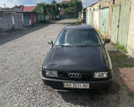 Черный Ауди 80, объемом двигателя 1.8 л и пробегом 260 тыс. км за 1200 $, фото 5 на Automoto.ua