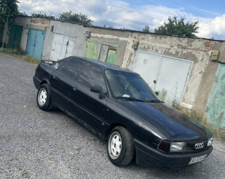 Черный Ауди 80, объемом двигателя 1.8 л и пробегом 260 тыс. км за 1200 $, фото 1 на Automoto.ua