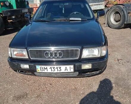 Черный Ауди 80, объемом двигателя 2 л и пробегом 300 тыс. км за 3500 $, фото 2 на Automoto.ua