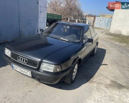 Черный Ауди 80, объемом двигателя 2 л и пробегом 310 тыс. км за 2500 $, фото 5 на Automoto.ua