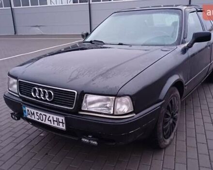 Черный Ауди 80, объемом двигателя 2 л и пробегом 240 тыс. км за 2200 $, фото 3 на Automoto.ua