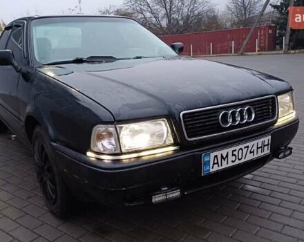 Черный Ауди 80, объемом двигателя 2 л и пробегом 240 тыс. км за 2200 $, фото 7 на Automoto.ua
