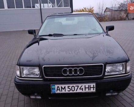 Черный Ауди 80, объемом двигателя 2 л и пробегом 240 тыс. км за 2200 $, фото 2 на Automoto.ua