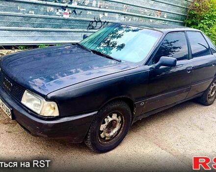 Черный Ауди 80, объемом двигателя 1.8 л и пробегом 280 тыс. км за 1250 $, фото 1 на Automoto.ua