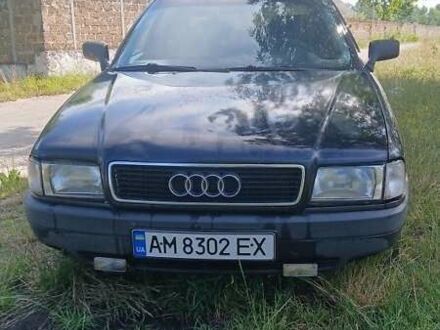 Черный Ауди 80, объемом двигателя 1.8 л и пробегом 500 тыс. км за 1500 $, фото 1 на Automoto.ua