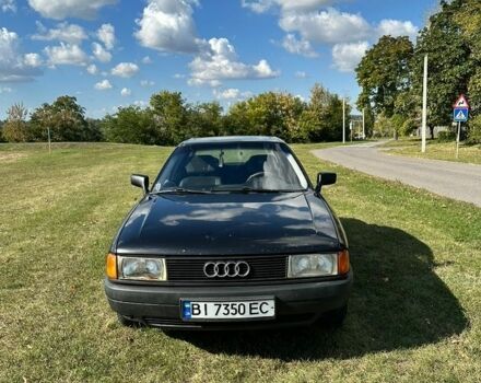 Чорний Ауді 80, об'ємом двигуна 2 л та пробігом 370 тис. км за 1800 $, фото 1 на Automoto.ua