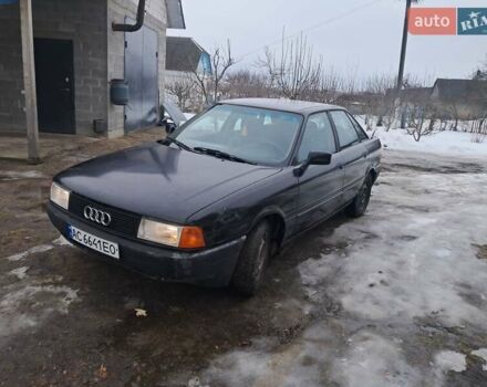 Черный Ауди 80, объемом двигателя 1.6 л и пробегом 200 тыс. км за 1850 $, фото 1 на Automoto.ua