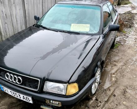 Черный Ауди 80, объемом двигателя 1.8 л и пробегом 0 тыс. км за 1600 $, фото 1 на Automoto.ua