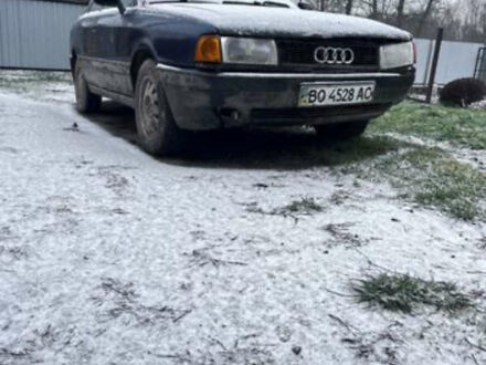 Ауді 80 1989 у Чортків на Automoto.ua Чорний Ауді 80, об'ємом двигуна 1.8 л та пробігом 500 тис. км за 1100 $, фото 1 на Automoto.ua