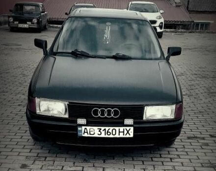 Черный Ауди 80, объемом двигателя 1.8 л и пробегом 100 тыс. км за 1900 $, фото 1 на Automoto.ua