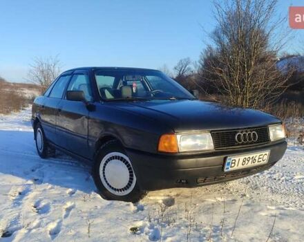 Чорний Ауді 80, об'ємом двигуна 1.78 л та пробігом 230 тис. км за 1950 $, фото 1 на Automoto.ua
