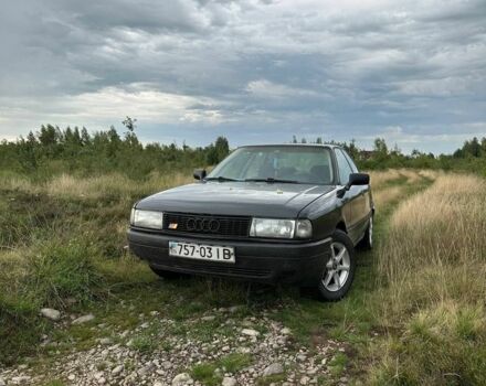 Чорний Ауді 80, об'ємом двигуна 1.8 л та пробігом 337 тис. км за 2000 $, фото 1 на Automoto.ua