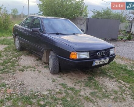 Черный Ауди 80, объемом двигателя 1.78 л и пробегом 232 тыс. км за 1550 $, фото 1 на Automoto.ua