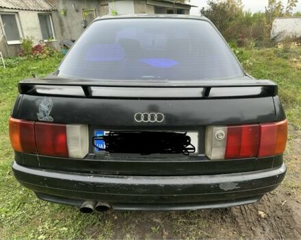 Черный Ауди 80, объемом двигателя 2 л и пробегом 523 тыс. км за 1405 $, фото 1 на Automoto.ua