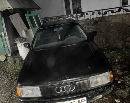 Черный Ауди 80, объемом двигателя 1.8 л и пробегом 223 тыс. км за 1300 $, фото 1 на Automoto.ua